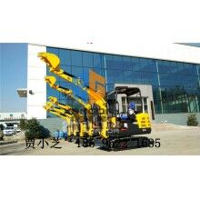 農(nóng)林果園挖掘機價格，小型挖坑機使用，小型履帶挖掘機